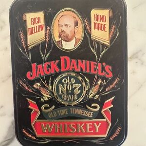 Jack Daniel's Whiskey Tin and Playing Cards New